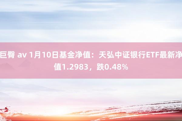 巨臀 av 1月10日基金净值：天弘中证银行ETF最新净值1.2983，跌0.48%