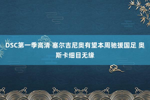 DSC第一季高清 塞尔吉尼奥有望本周驰援国足 奥斯卡细目无缘
