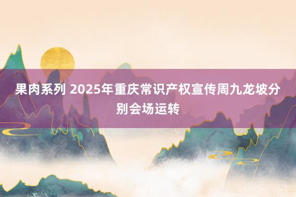 果肉系列 2025年重庆常识产权宣传周九龙坡分别会场运转